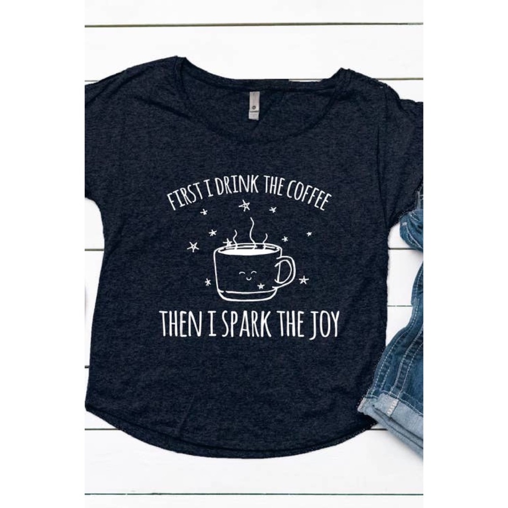Coffee Screen Print Tee